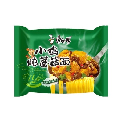 Лапша со вкусом тушеной курицы с грибами шиитаке Kangshifu пакет 100г. КНР, 100 гр, Китай