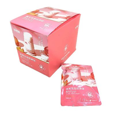 Ириски со вкусом персика и молочного шоколада HOLLYGEE  21 гр., Китай
