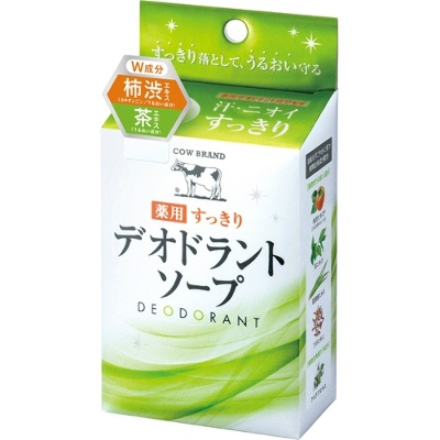 Лечебное дезод. мыло DE2 от постор.запахов - medicinal refreshing deodorant soap 125гр COW