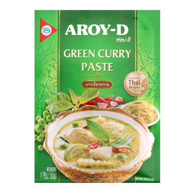 Паста "Карри зеленая",  AROY-D, 50 гр, Таиланд