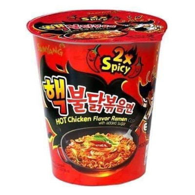 Лапша Samyang BULDAK Экстра Острой Курица "Hot chicken Flavor Ramen -2X SPICY" 70г. Корея, 70 гр