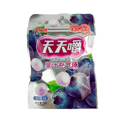 Конфеты со вкусом голубики TIAN TIAN JUE 22г. КНР