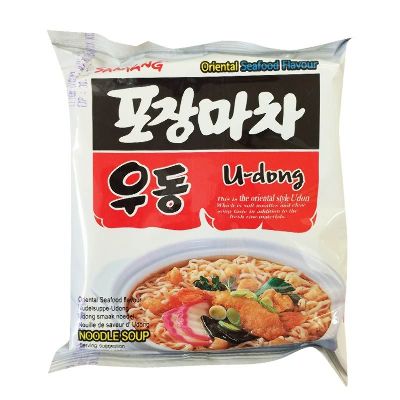Лапша Samyang со вкусом морепродуктов не острая Oriental Style Udon 120г. Корея, Корея