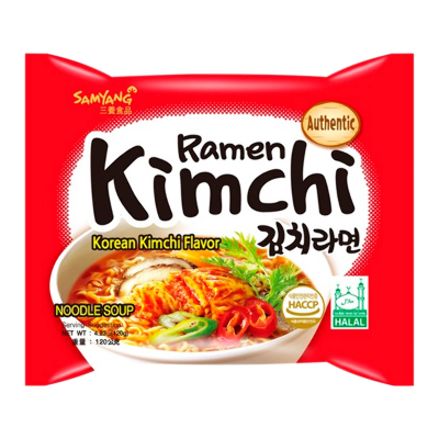 Лапша "Kimchi Ramen" со вкусом кимчи Samyang 120 г, Корея