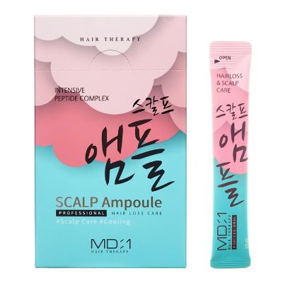 Ампула-филлер против выпадения волос 10 мл  "MD:1" Intensive Peptide Complex Scalp Ampoule, Корея