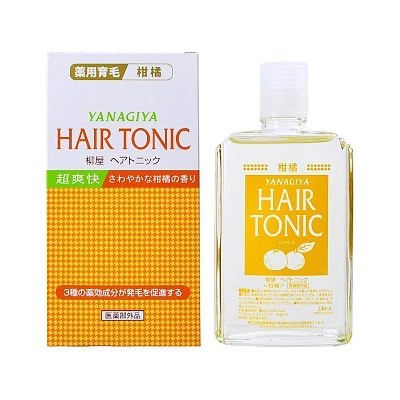 Тоник против выпадения волос (ментол и цитрус) 240мл "Yanagiya" "Hair Tonic", Япония