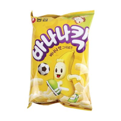Кукурузные палочки со вкусом Банана Nongshim 45г, Корея