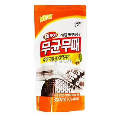 Чистящее средство "BISOL" для кухни (с ароматом лимона) зап. блок , 300 мл PIGEON Ю.Корея