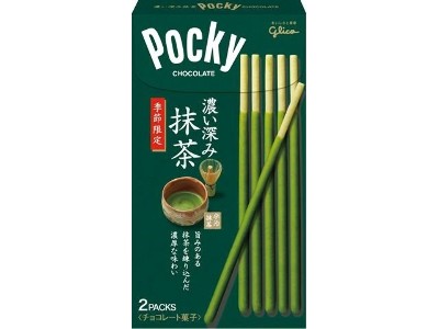Палочки POCKY GLICO Насыщенный зеленый чай 66г., Япония