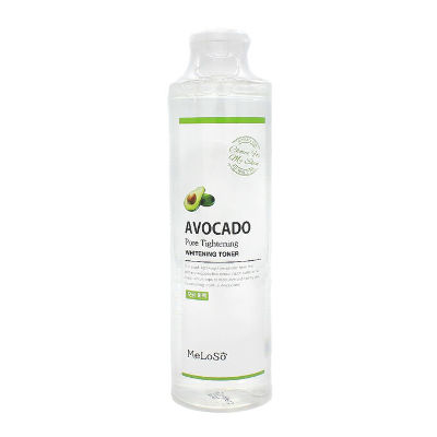 Тоник для сужения пор с экстрактом авокадо, Meloso Avocado Pore Tightening Whitening 300 мл, Корея