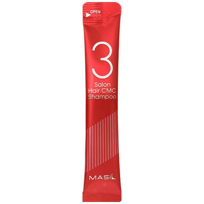 Восстанавливающий шампунь с аминокислотами, Masil 3 Salon Hair CMC Shampoo 8мл, Ю.Корея