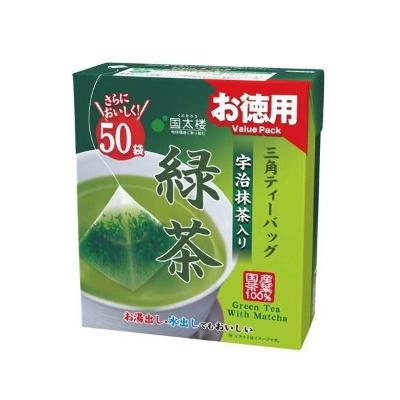 Чай зеленый "Сенча + Матча", в фильтр. пакетах Kunitaro 2г.*50, Япония