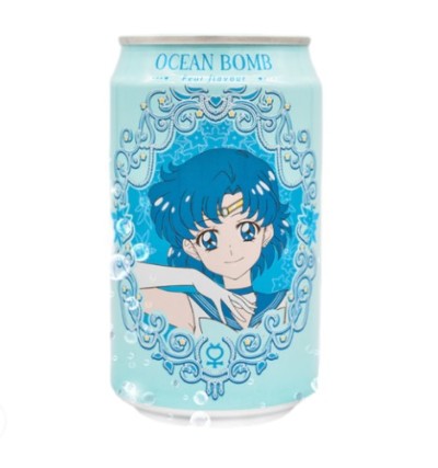 Лимонад Ocean Bomb & Sailor Moon (Mercury) со вкусом груши  330мл Тайвань, Тайвань (Китай)