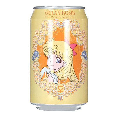 Лимонад Ocean Bomb & Sailor Moon (Venus) со вкусом Манго 330мл Тайвань