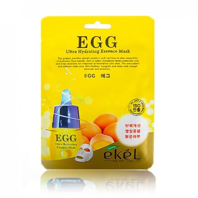 Маска для лица с экстрактом яичного желтка, 25мл Ekel EGG Ultra Hydrating