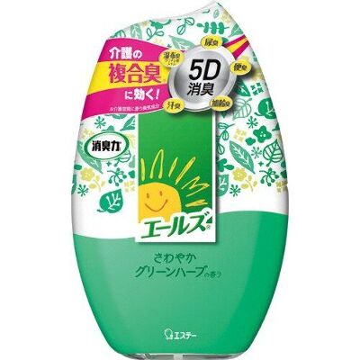 Жидкий ароматизатор для ST Shoushuuriki Аромат зеленых трав 400 мл Япония