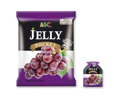 Фруктовое желе "Виноград" ABC Pocket Jelly 120 гр.  Тайвань