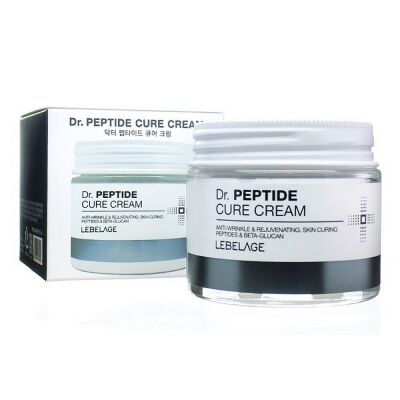 Антивозростной крем для лица с пептидами Lebelage Dr. Peptide Cure Cream, 70мл.Ю.Корея