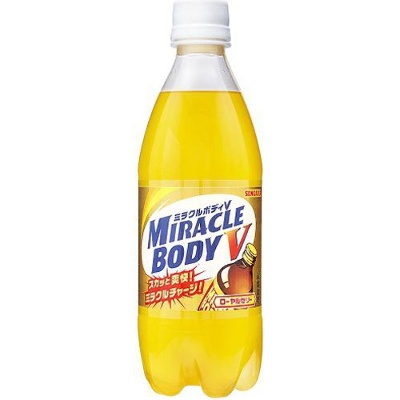 Напиток газированный энергетический Sangaria "Miracle Body V" 500мл. пл/б Япония