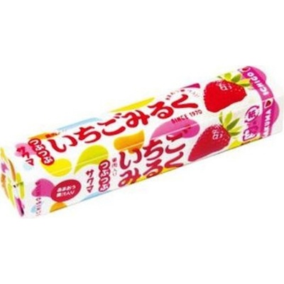 Карамель молочная Tubu-Tubu Strawberry Milk  "Клубника со сливками" Sakuma 10г. Япония