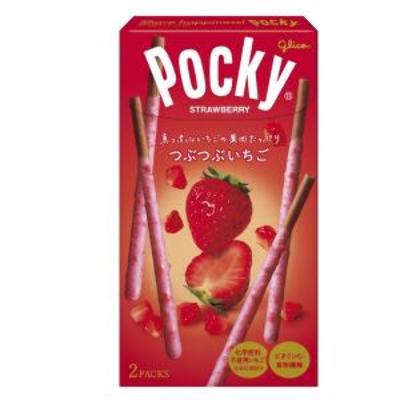 Палочки шоколадные Клубника Pocky Glico Strawberry 75г. Япония