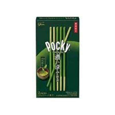 Палочки со вкусом чая матча Pocky Dark Rich Matcha Glico 66г. Япония