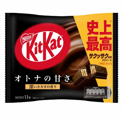 Шоколад "Kit Kat" темный Adult Sweetness Kit Kat Nestle 11шт. 124г. Япония, Япония