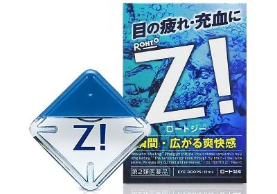 Суперосвежающие капли для глаз Rohto Z! 12мл Япония