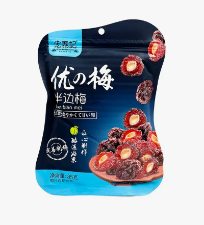 Слива японская сушенная засахаренная красная Hongtaiji 85 г (шт)