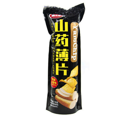 Чипсы из батата со вкусом соевого соуса Huijiangmatou 90г (черн.) КНР
