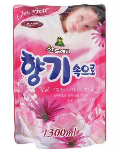 Кондиционер для белья «Цветочный» Soft Aroma Floral 1300мл. м/у DK  Ю.Корея
