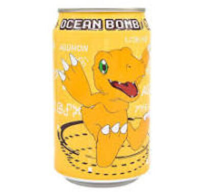 Лимонад Ocean Bomb со вкусом банана Digimon 330мл. Тайвань, Тайвань (Китай)