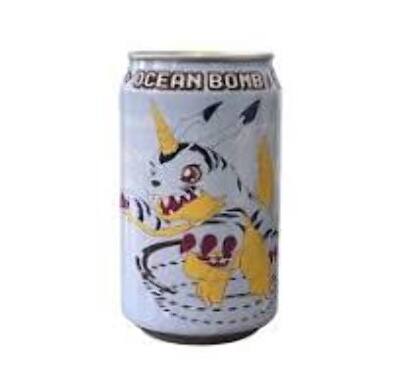 Лимонад Ocean Bomb со вкусом черники Digimon 330мл. Тайвань, Тайвань (Китай)