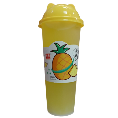 Фруктовый напиток Lebin с соком ананаса и кусочками желе 620мл. КНР