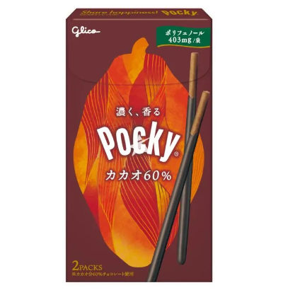 Палочки шоколадные Pocky "Какао 60% " 66г. Glico Япония, Япония