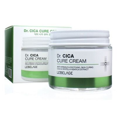 Антивозрастной крем с центеллой Lebelage Dr. Cica Cure Cream. 70мл.Ю.Корея