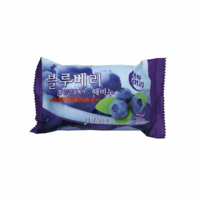 Мыло–пилинг с голубикой Rose Peeling Soap Blueberry 150г. Ю.Корея
