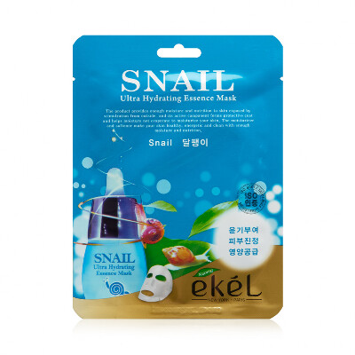 Маска для лица с улиточным муцином, Mask Snail Ultra Hydrating Essense 25мл. Ю.Корея