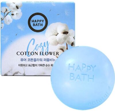 Парфюмированное мыло с экстрактом хлопка  Happy Bath Cherry Perfume Soap 90г. Ю.Корея