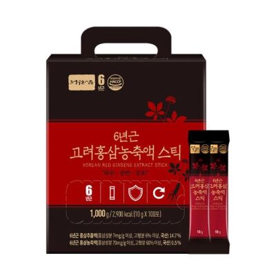 Стик с экстрактом красного женшеня 6-летней выдержки,10гр Jungwonsam 6 Years Red Ginseng Extract St.Ю.Корея