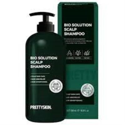 Шампунь для лечения кожи головы, PrettySkin Shampoo Bio Solution Scalp  500мл. Ю.Корея