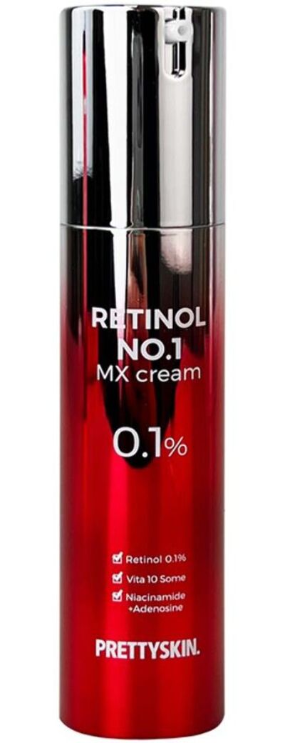 Крем для лица с ретинолом, PrettySkin Cream Retinol No.1 MX 50мл. Ю.Корея