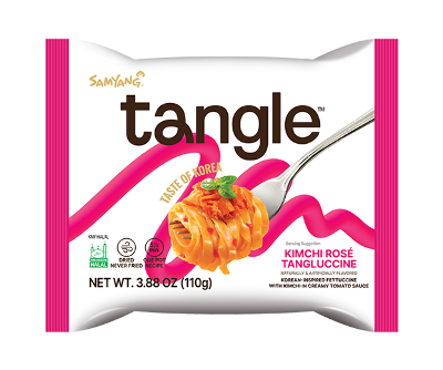 Лапша Samyang Паста Фетучини со вкусом кимчи сливочно-томатном соусе, 110г., пачка, Ю.Корея, Корея