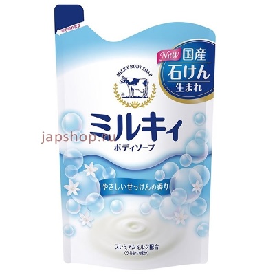 Молочное мыло для тела с коллагеном, с ароматом цветочного мыла "Milky Body Soap" МУ 400мл. Япония