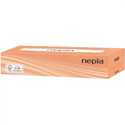 Двухслойные бумажные салфетки классические "Nepia" 200 шт. Япония