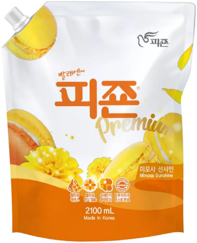 Кондиционер для белья (с ароматом «Желтая мимоза») МУ 2,1л.  PIGEON Ю.Корея