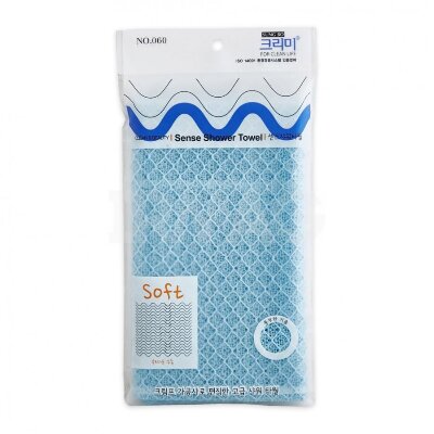 Мочалка для душа с эфектом массажа Sung bo Cleamy (90смх28см), Sense Shower Towel.Ю.Корея