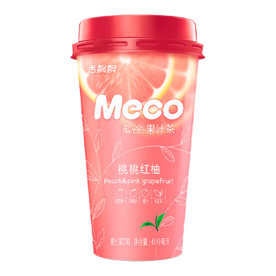 Фруктовый чай MECO со вкусом персика и красного помело 400 мл. КНР