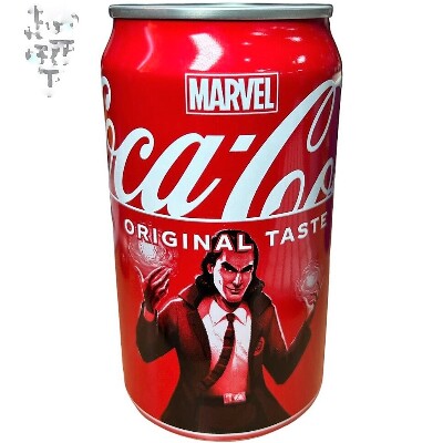 Лимонад Coca-Cola Original (коллекция Marvel) ) 350мл., Coca-Cola Япония