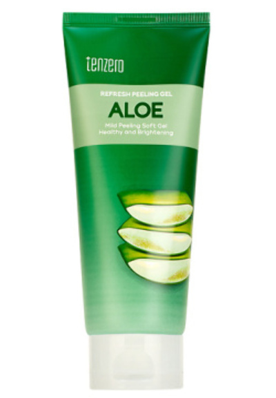 Пилинг-гель для лица с экстрактом алоэ , Tenzero Refresh Peeling Gel Aloe 180мл